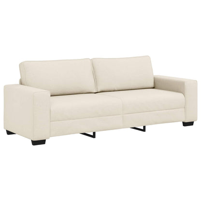 Divano 2 pcs Beige 221 x 80 x 82 cm Tessuto misto lino
