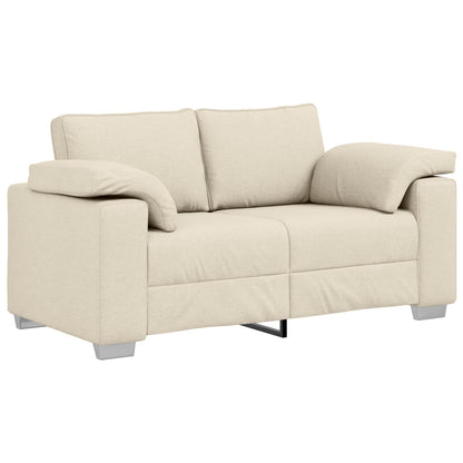 Divano 2 pcs Beige 219 x 80 x 82 cm Tessuto misto lino