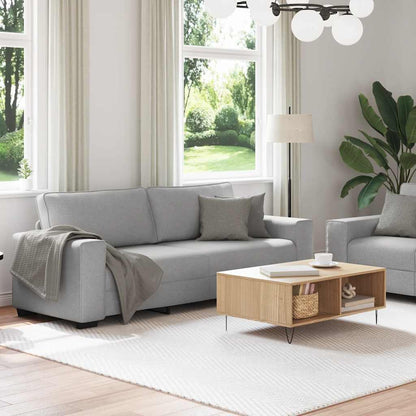 Set di Divani 2 pz con Cuscini Grigio Nuvola in Tessuto