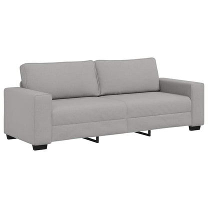 Set di Divani 2 pz con Cuscini Grigio Nuvola in Tessuto