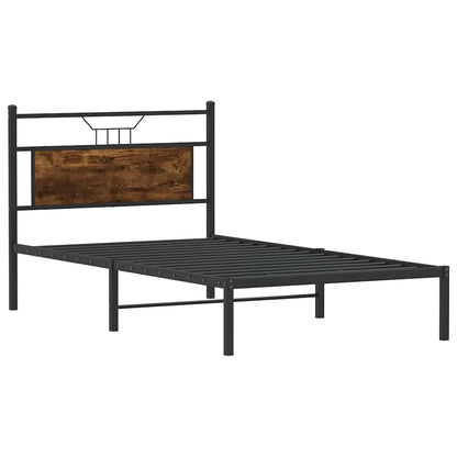 Giroletto senza Materasso Rovere Fumo 107x203 cm in Truciolato