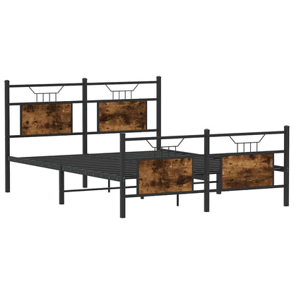 Giroletto senza Materasso Rovere Fumo 137x190 cm in Truciolato