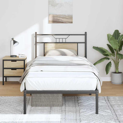 Giroletto senza Materasso Rovere Sonoma 75x190 cm in Truciolato