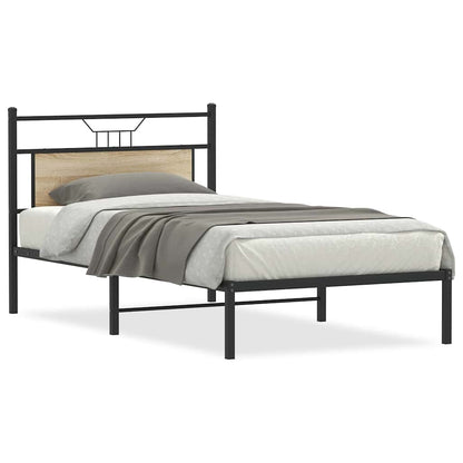 Giroletto senza Materasso Rovere Sonoma 107x203cm in Truciolato