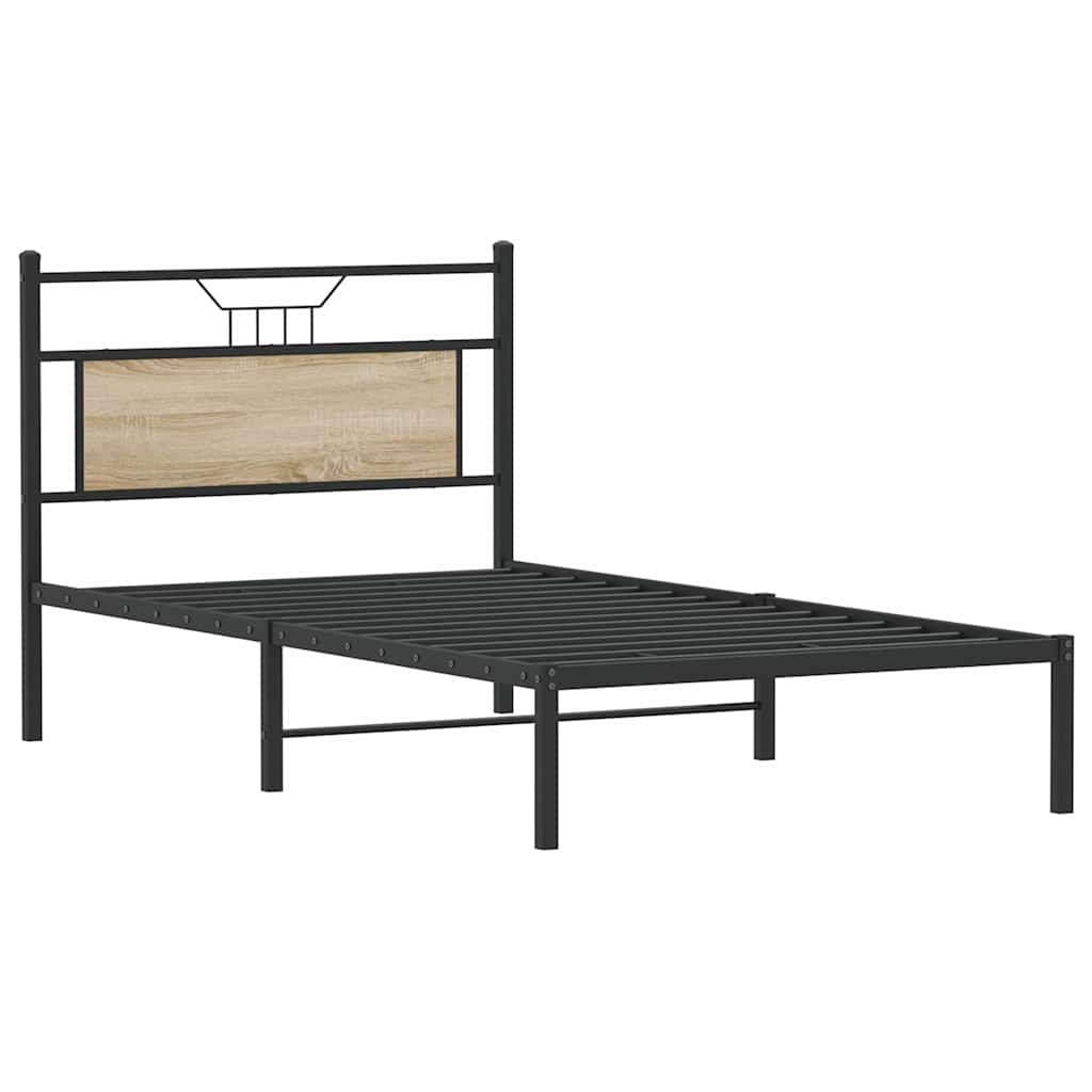 Giroletto senza Materasso Rovere Sonoma 107x203cm in Truciolato