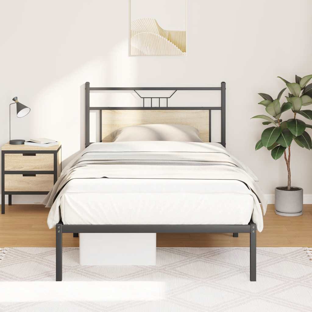 Giroletto senza Materasso Rovere Sonoma 107x203cm in Truciolato
