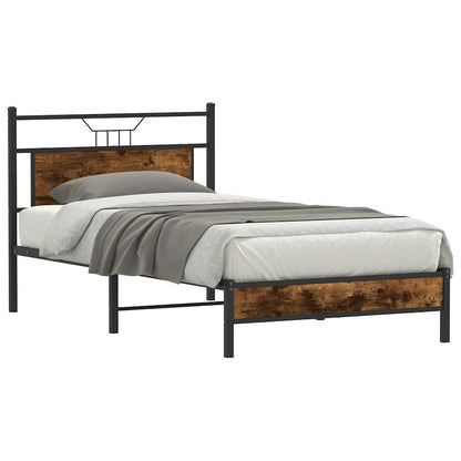 Giroletto senza Materasso Rovere Fumo 107x203 cm in Truciolato