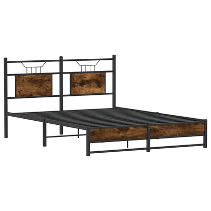 Giroletto senza Materasso Rovere Fumo 137x190 cm in Truciolato