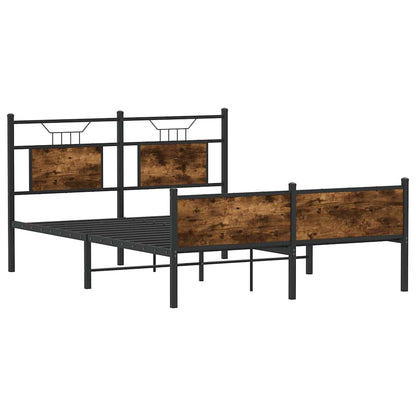 Giroletto senza Materasso Rovere Fumo 137x190 cm in Truciolato