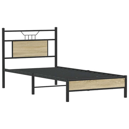 Giroletto senza Materasso Rovere Sonoma 80x200 cm in Truciolato