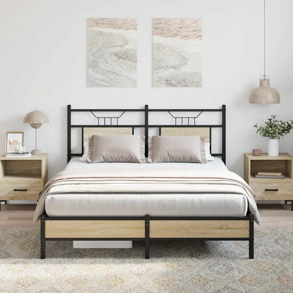 Giroletto senza Materasso Rovere Sonoma 140x200cm in Truciolato