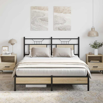 Giroletto senza Materasso Rovere Sonoma 150x200cm in Truciolato