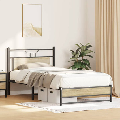 Giroletto senza Materasso Rovere Sonoma 107x203cm in Truciolato