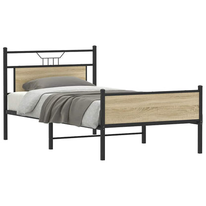 Giroletto senza Materasso Rovere Sonoma 107x203cm in Truciolato