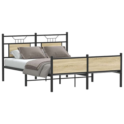 Giroletto senza Materasso Rovere Sonoma 137x190cm in Truciolato
