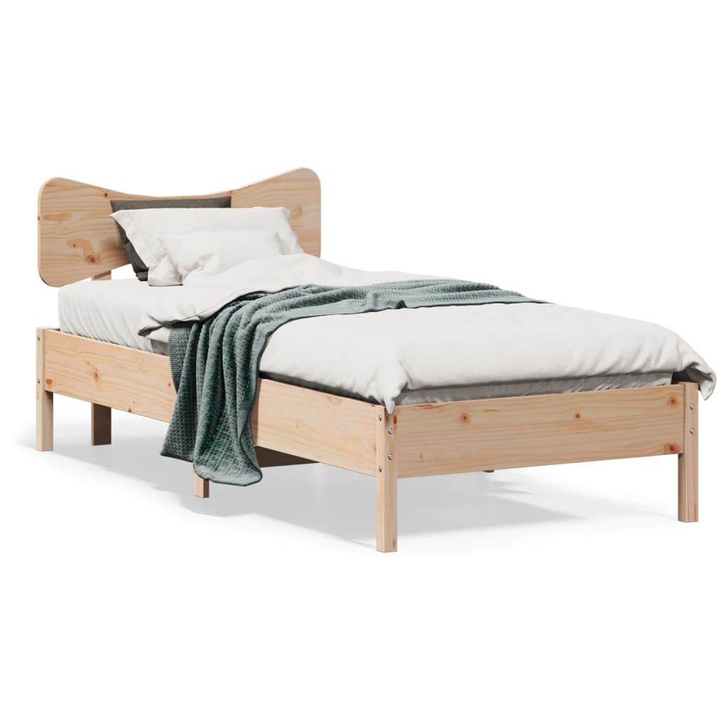 Giroletto senza Materasso 75x190 cm in Legno Massello di Pino