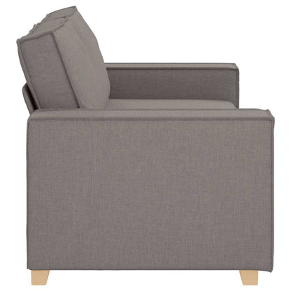 Divano a 2 posti tortora 180x78x84 cm in tessuto