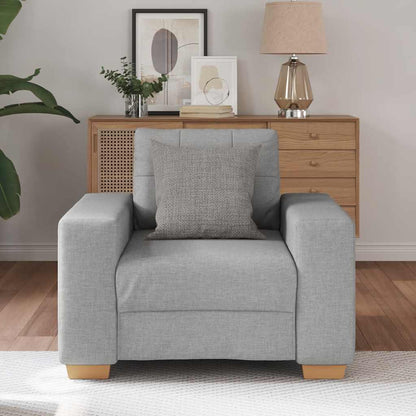 Divano Sedia Grigio Nuvola 59 cm in Tessuto