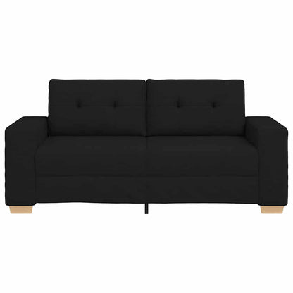 Divano Divanetto Nero 140 cm in Tessuto