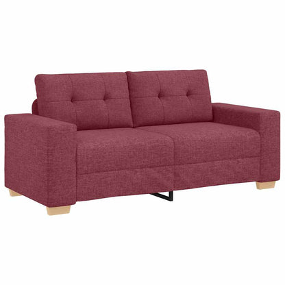 Divano Divanetto Rosso Vino 140 cm in Tessuto
