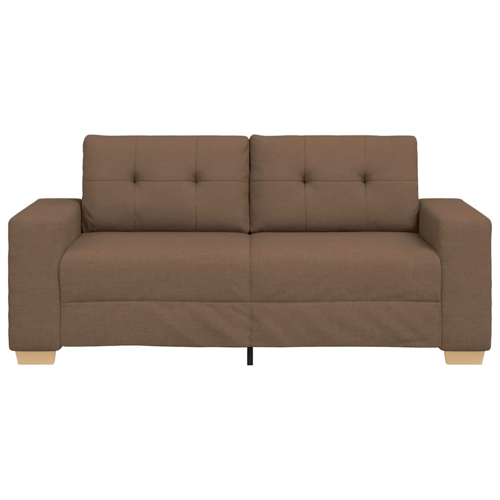 Divano Divanetto Marrone 140 cm in Tessuto
