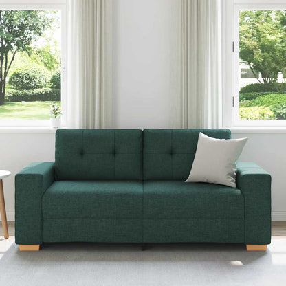 Divano Divanetto Verde Scuro 140 cm in Tessuto