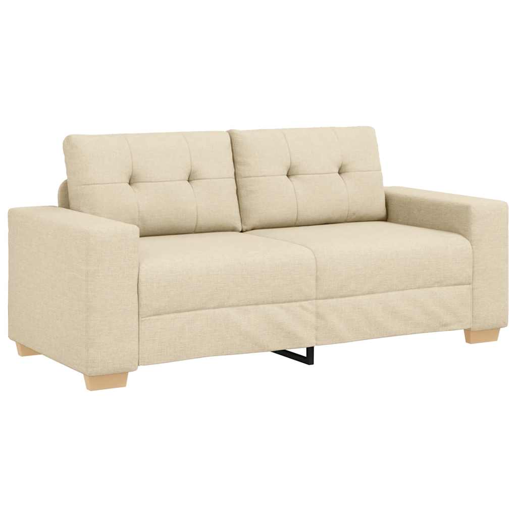 Divano Divanetto Crema 140 cm in Tessuto