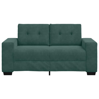 Divano Divanetto Verde Scuro 120 cm Velluto