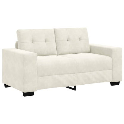 Divano Divanetto Crema 120 cm in Velluto