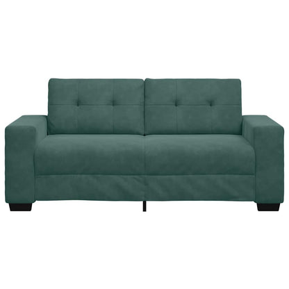Divano Divanetto Verde Scuro 140 cm in Velluto