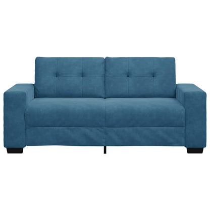 Divano Divanetto Blu 140 cm in Velluto