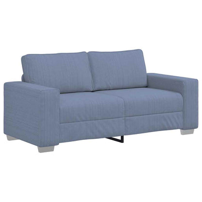 Divano Divanetto Blu 180x77x82 cm Tessuto di Velluto a Coste