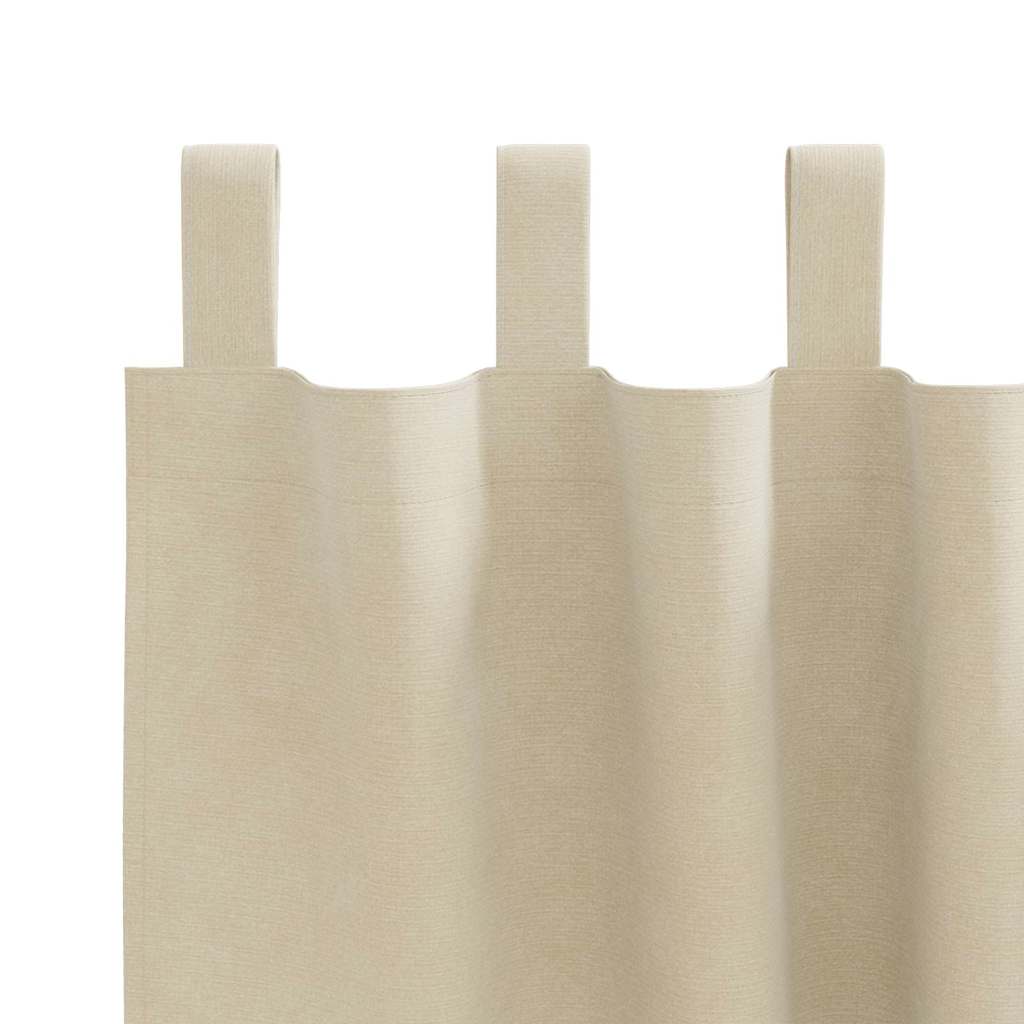 Tende oscuranti 2 pcs Crema 140 x 245 cm Velluto