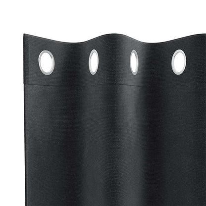 Tende oscuranti 2 pcs Grigio scuro 140 x 140 cm Velluto