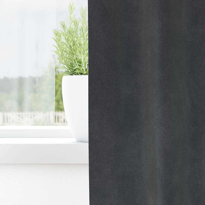 Tende oscuranti 2 pcs Grigio chiaro 140 x 175 cm Velluto