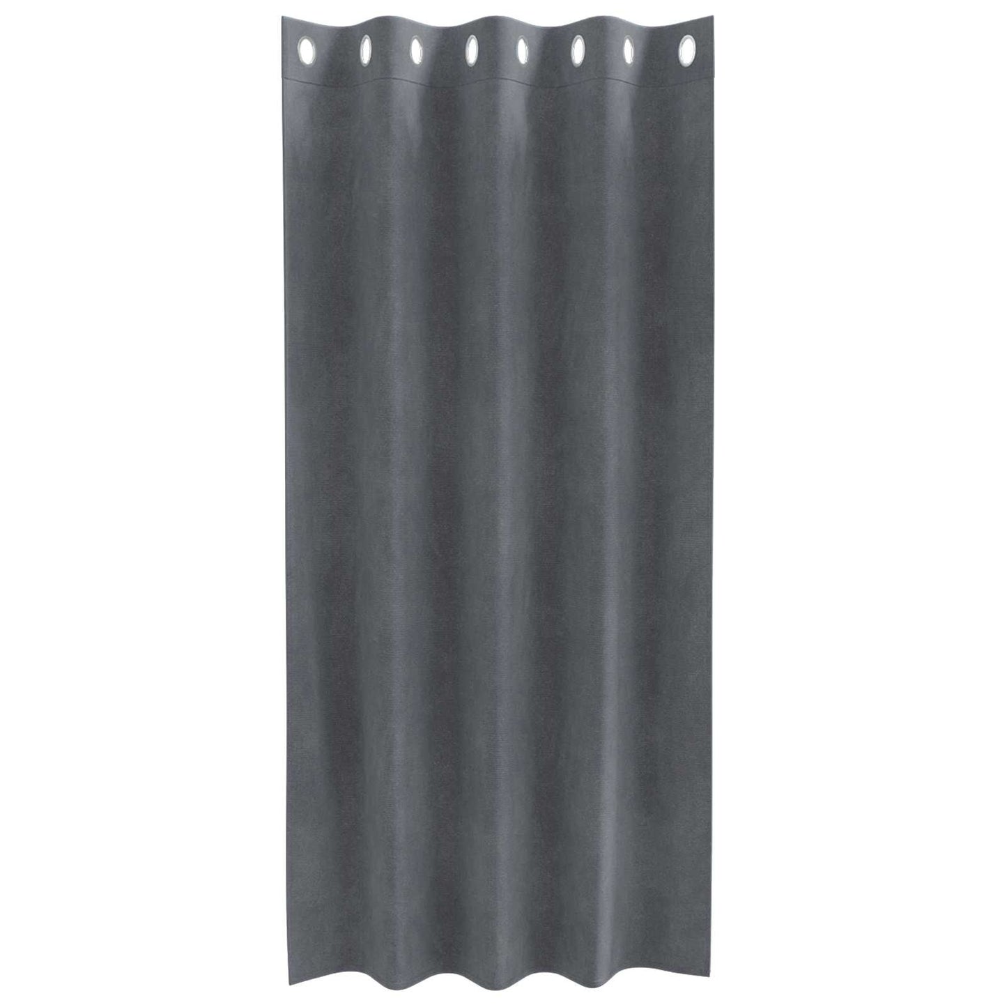 Tende oscuranti 2 pcs Grigio chiaro 140 x 175 cm Velluto