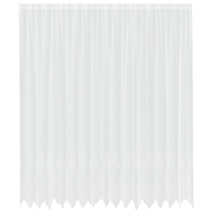 Tenda in Pizzo con tende Bianco 300 x 400 cm Poliestere