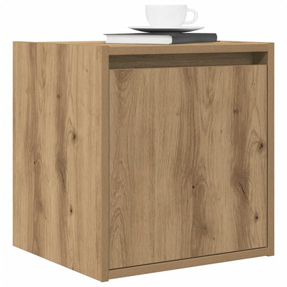 Comodino a Muro Rovere Artigianale 38x34x40 cm