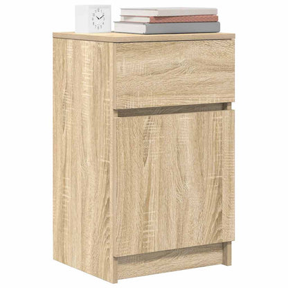 Comodino Rovere Sonoma 39x35x65 cm in Legno Multistrato