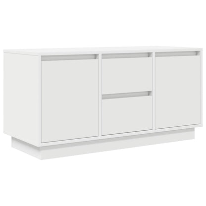 Mobile Porta TV con Luci LED Bianco 100x41x50 cm