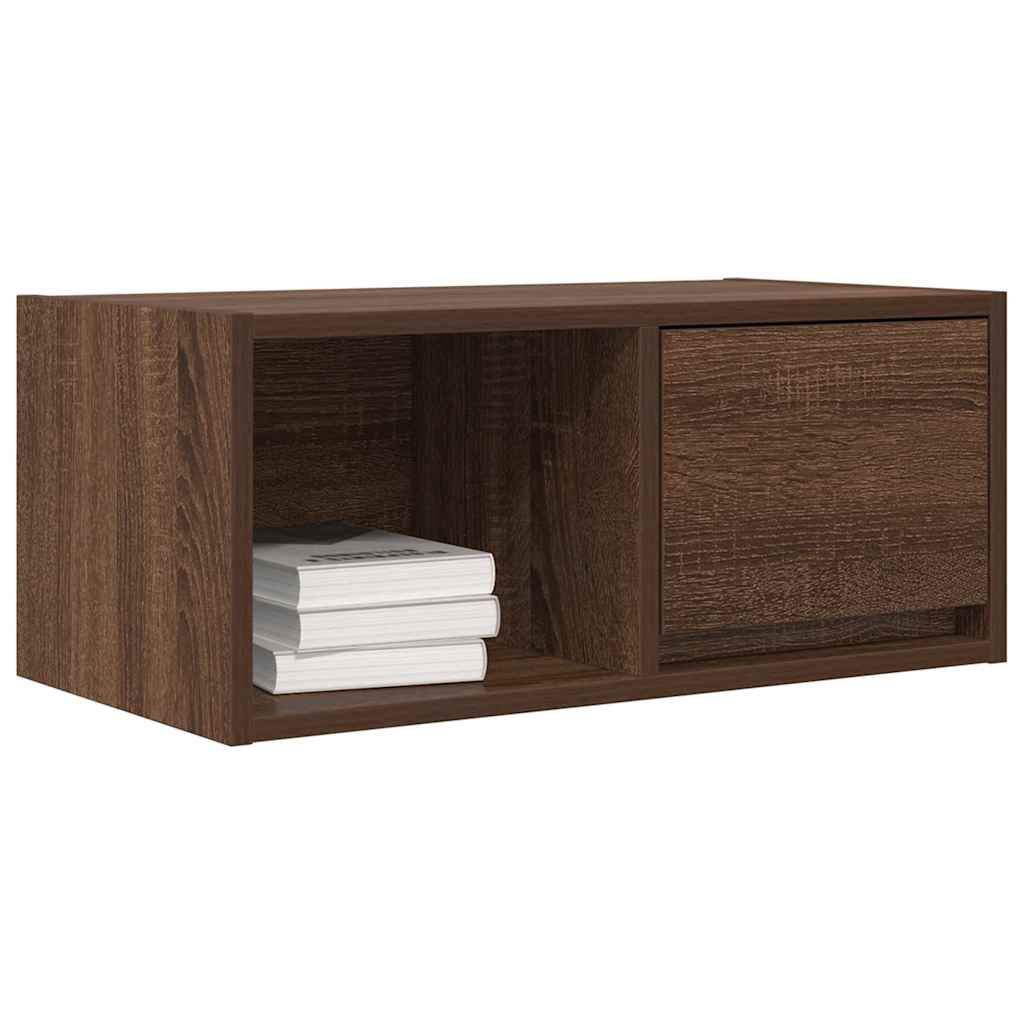 Mobile Porta TV Rovere Marrone 60x31x25,5 cm Legno Multistrato