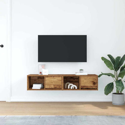 Mobili Porta TV 2 pz Legno Antico 60x31x25,5 cm in Truciolato