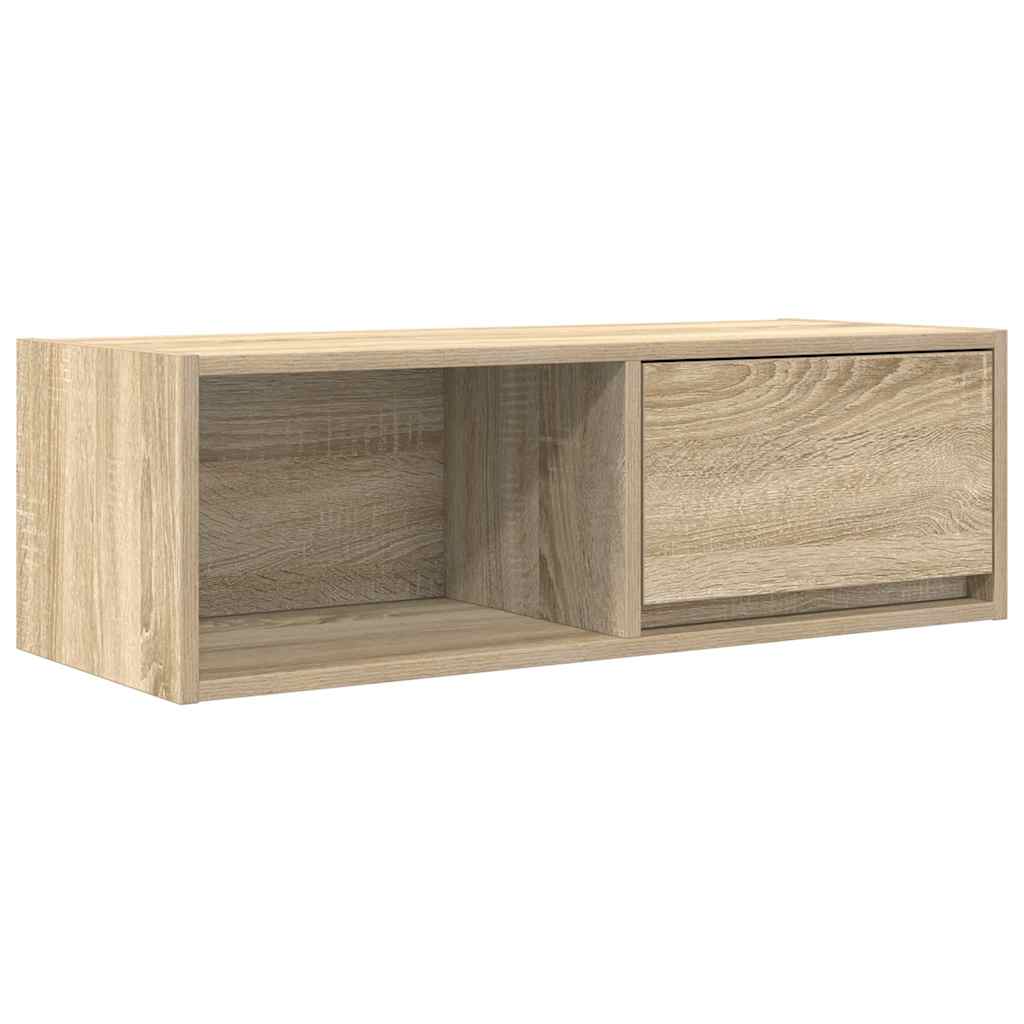 Mobile Porta TV Rovere Sonoma 80x31x25,5 cm Legno Multistrato