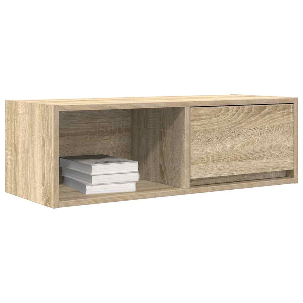 Mobile Porta TV Rovere Sonoma 80x31x25,5 cm Legno Multistrato