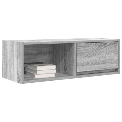 Mobile Porta TV Grigio Sonoma 80x31x25,5 cm Legno Multistrato