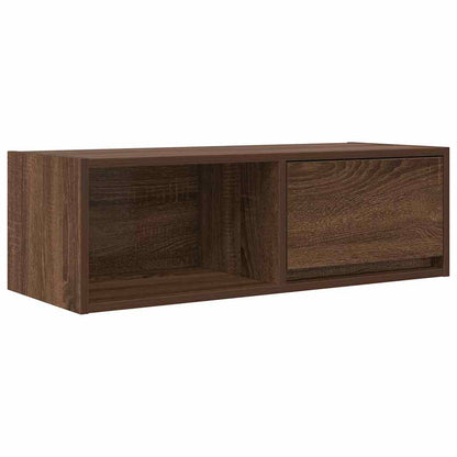 Mobile Porta TV Rovere Marrone 80x31x25,5 cm Legno Multistrato