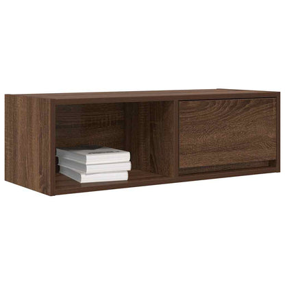 Mobili TV 2 pz Rovere Marrone 80x31x25,5 cm Legno Multistrato