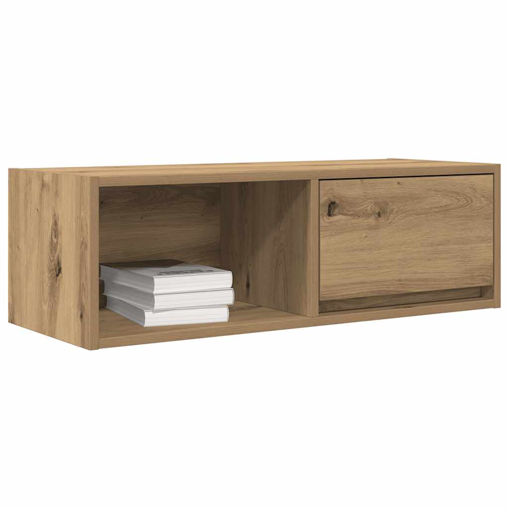 Mobili Porta TV 2 pz Rovere Artigianale 80x31x25,5cm Truciolato