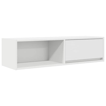 Mobile Porta TV Bianco 100x31x25,5 cm in Legno Multistrato