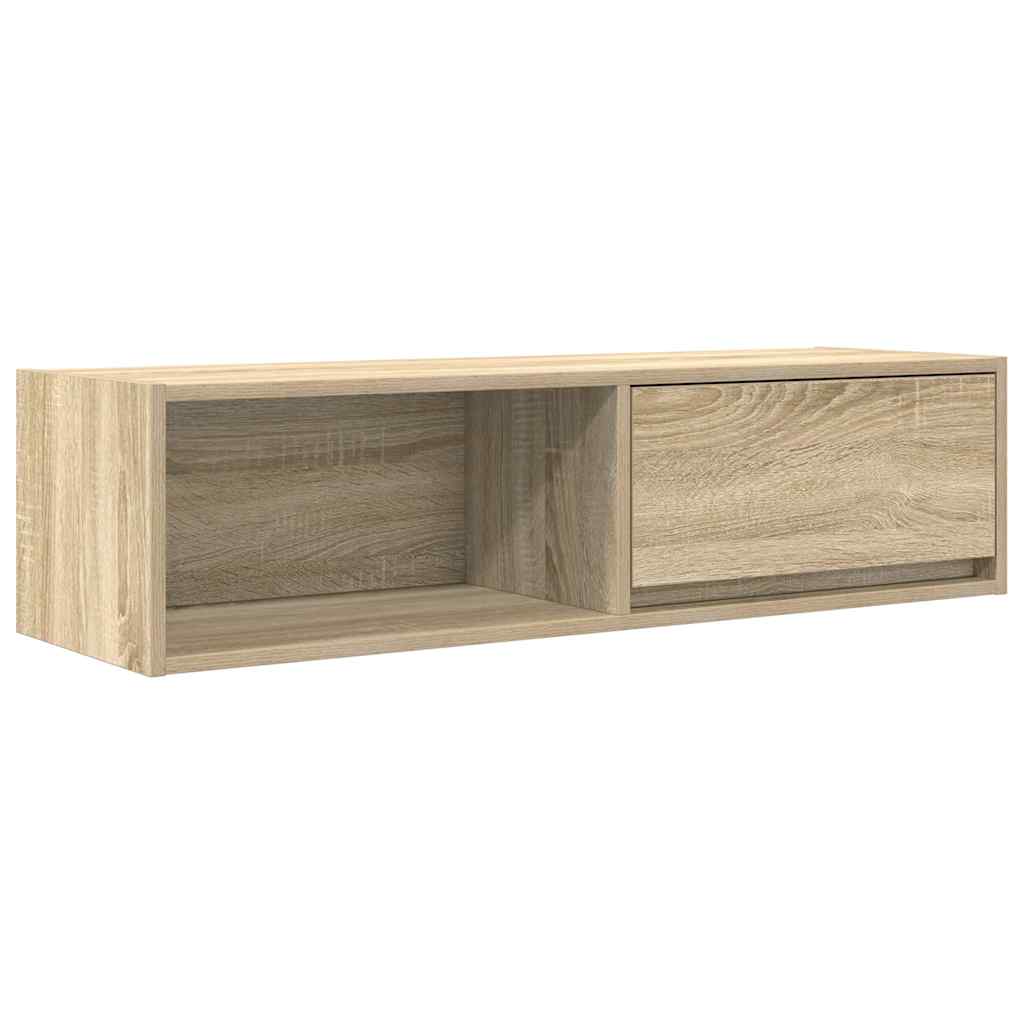 Mobile Porta TV Rovere Sonoma 100x31x25,5 cm Legno Multistrato